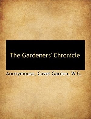 Couverture_The Gardeners' Chronicle