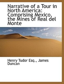Couverture_Narrative Of A Tour In North America