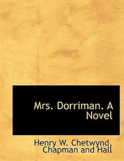 Couverture_Mrs. Dorriman. A Novel