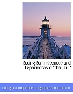 Couverture_Racing Reminiscences and Experiences of the Truf