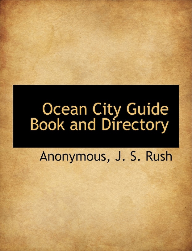 Ocean City Guide Book and Directory