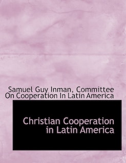 Front cover_Christian Cooperation in Latin America