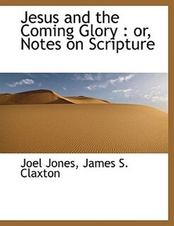 Couverture_Jesus and the Coming Glory