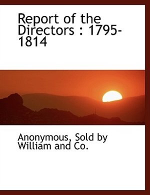 Front cover_Report Of The Directors