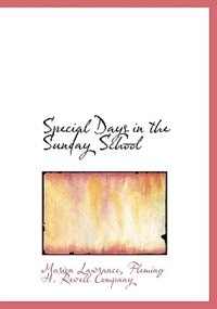 Special Days in the Sunday School