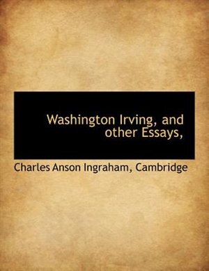 Couverture_Washington Irving, and other Essays,