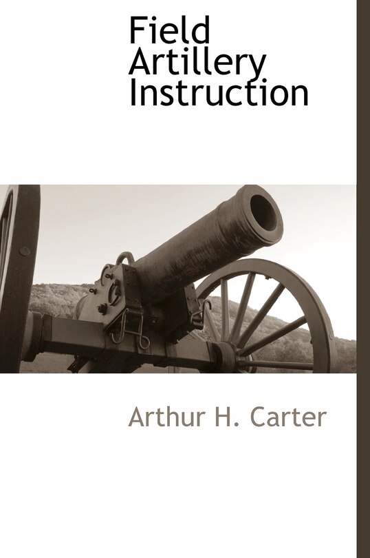 Front cover_Field Artillery Instruction