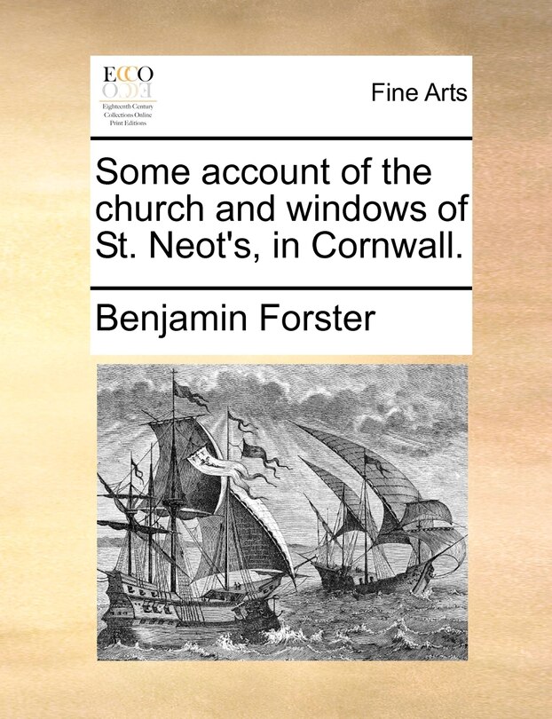 Couverture_Some account of the church and windows of St. Neot's, in Cornwall.