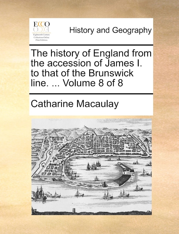 Front cover_The History of England from the Accession of James I. to That of the Brunswick Line. ... Volume 8 of 8