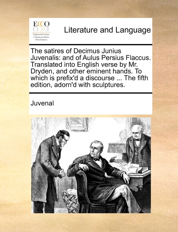 Front cover_The satires of Decimus Junius Juvenalis