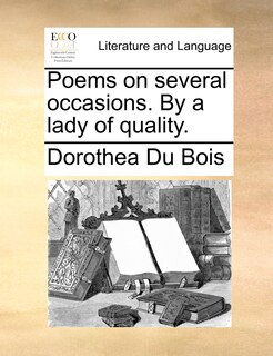Front cover_Poems on several occasions. By a lady of quality.