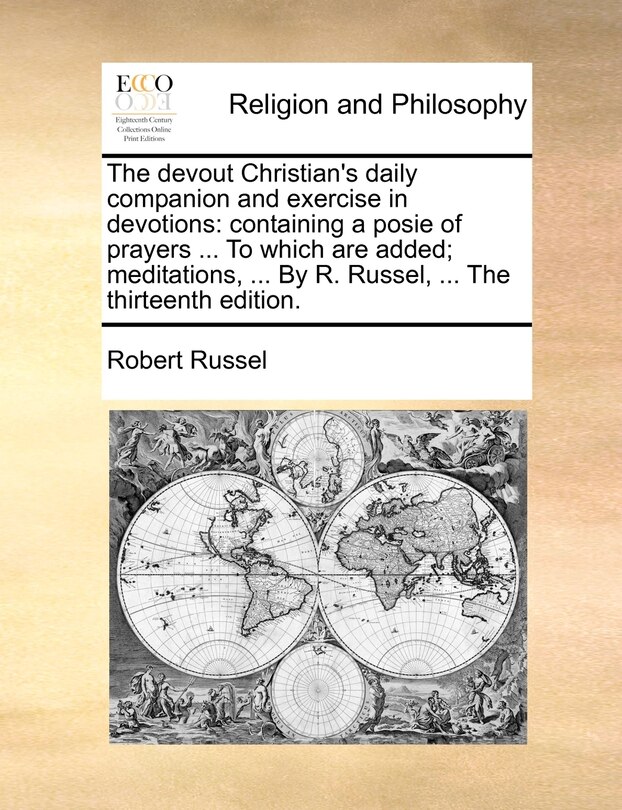 Couverture_The Devout Christian's Daily Companion and Exercise in Devotions