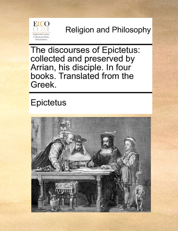 Front cover_The discourses of Epictetus
