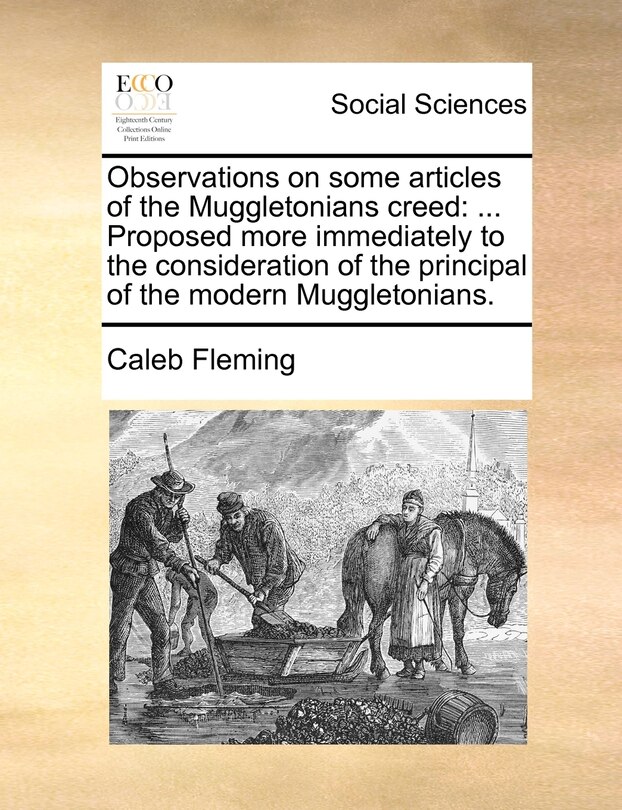 Front cover_Observations on some articles of the Muggletonians creed