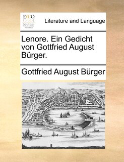 Front cover_Lenore. Ein Gedicht Von Gottfried August Burger.