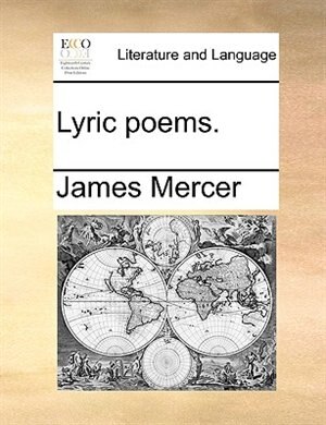 Couverture_Lyric Poems.