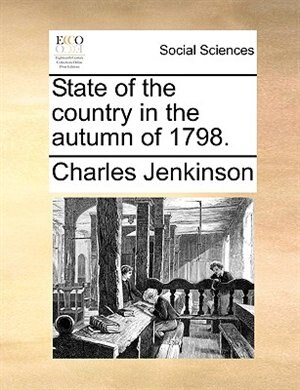 Front cover_State Of The Country In The Autumn Of 1798.