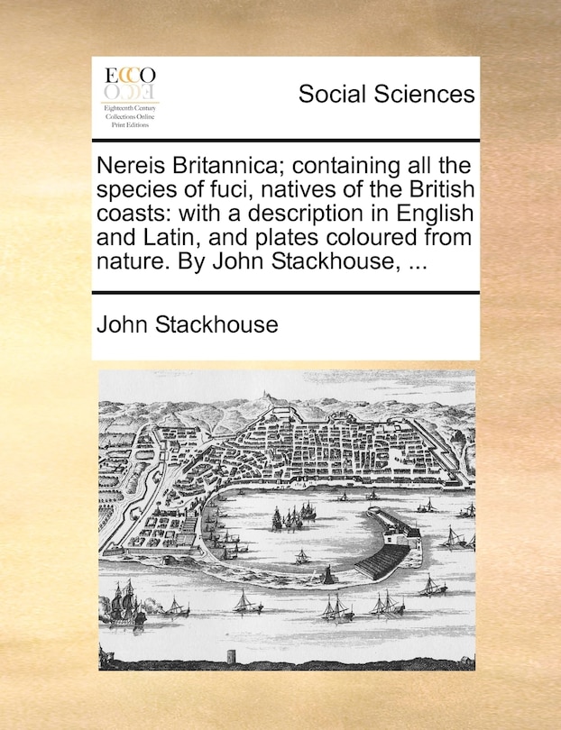 Front cover_Nereis Britannica; Containing All The Species Of Fuci, Natives Of The British Coasts