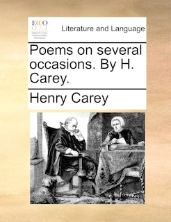 Front cover_Poems On Several Occasions. By H. Carey.