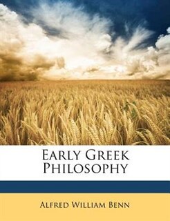 Front cover_Early Greek Philosophy
