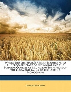 Front cover_Where Did Life Begin?
