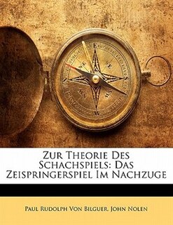 Front cover_Zur Theorie Des Schachspiels