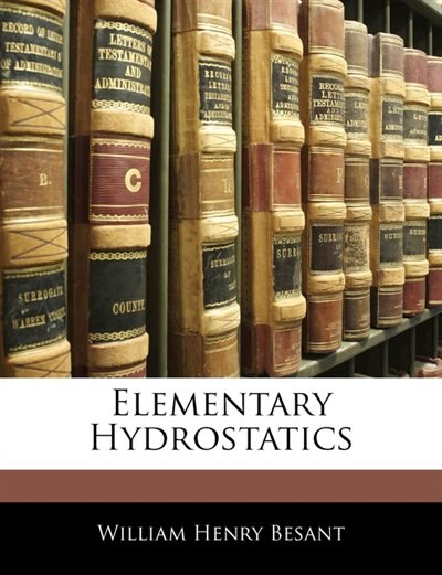 Elementary Hydrostatics