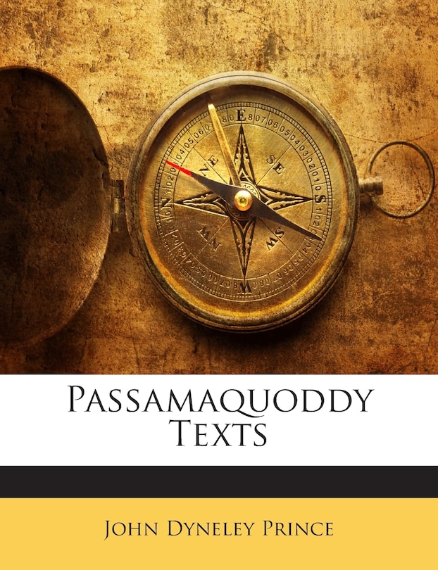 Front cover_Passamaquoddy Texts