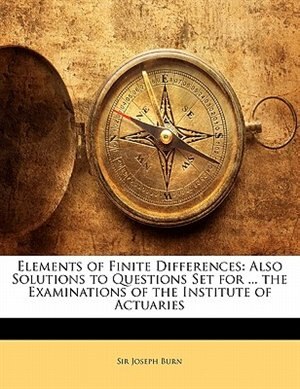 Couverture_Elements Of Finite Differences
