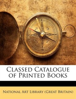 Front cover_Classed Catalogue Of Printed Books