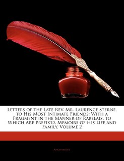 Front cover_Letters of the Late REV. Mr. Laurence Sterne, to His Most Intimate Friends