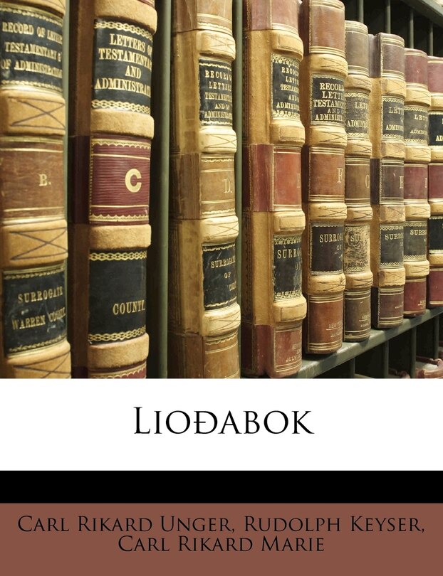 Front cover_Lioðabok