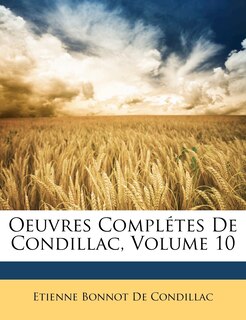 Front cover_Oeuvres Compl&eacute;tes De Condillac; Volume 10