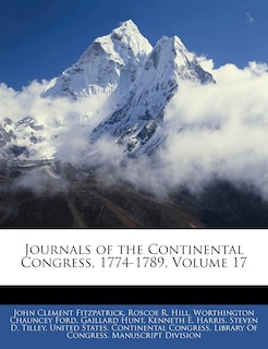 Couverture_Journals Of The Continental Congress, 1774-1789, Volume 17