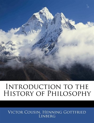 Introduction To The History Of Philosophy
