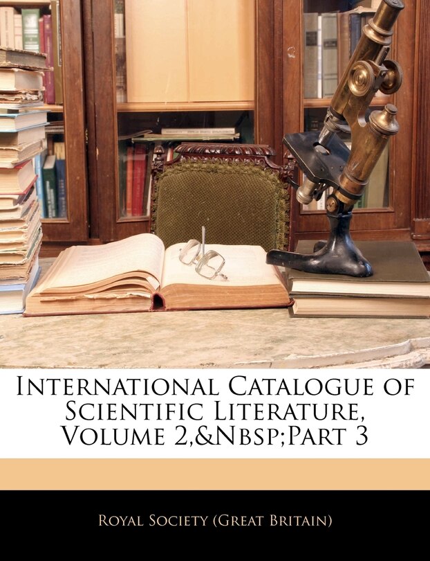 Front cover_International Catalogue of Scientific Literature, Volume 2, part 3