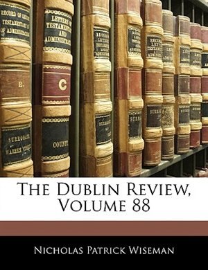 Front cover_The Dublin Review; Volume 88