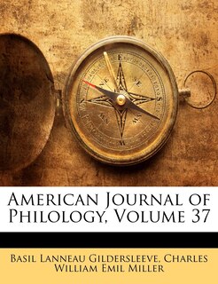 Couverture_American Journal of Philology; Volume 37