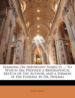 Couverture_Sermons On Important Subjects ...