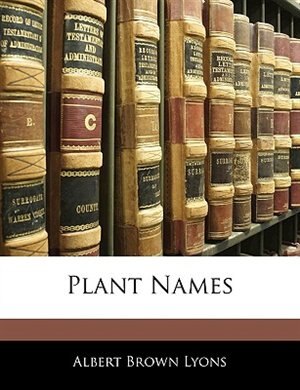 Front cover_Plant Names