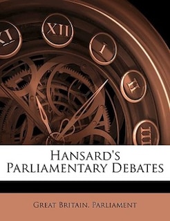 Hansard's Parliamentary Debates