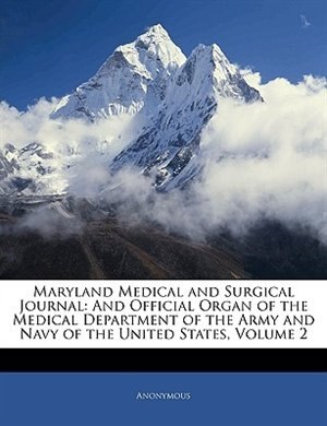 Front cover_Maryland Medical And Surgical Journal