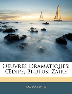 Couverture_Oeuvres Dramatiques