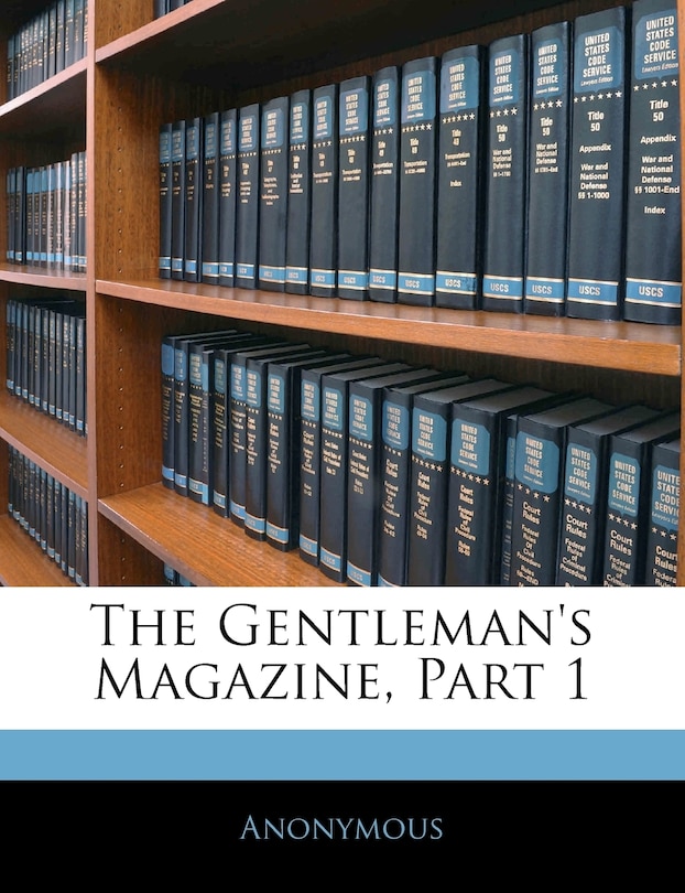 Front cover_The Gentleman's Magazine, Part 1