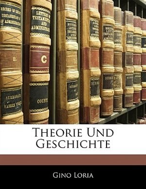 Front cover_Theorie Und Geschichte