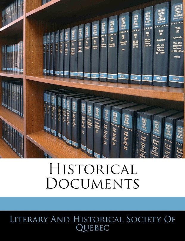 Couverture_Historical Documents