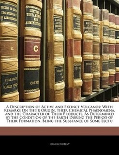 Front cover_A Description of Active and Extinct Volcanos