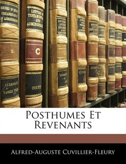 Front cover_Posthumes Et Revenants