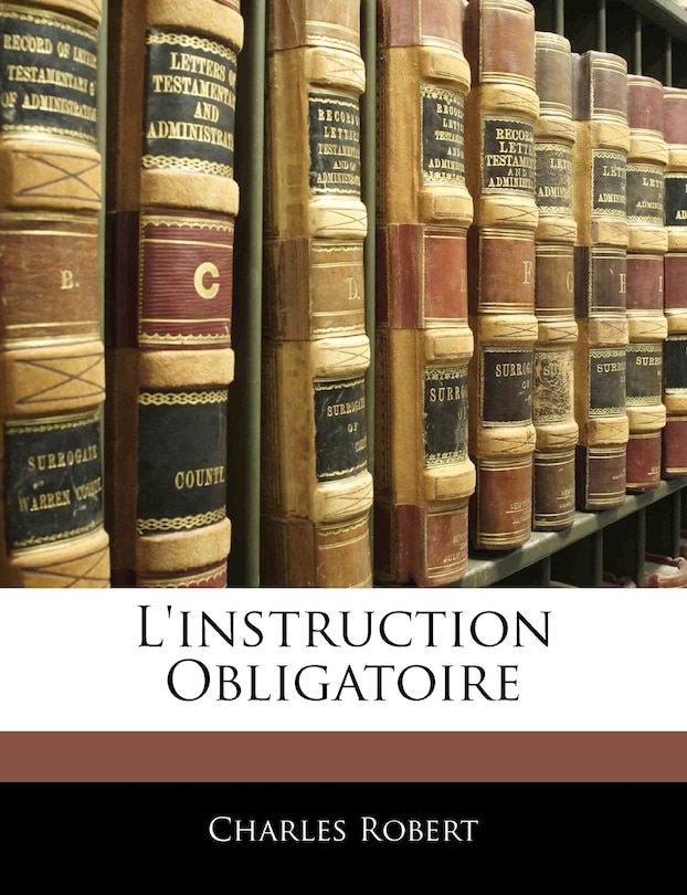 Front cover_L'instruction Obligatoire