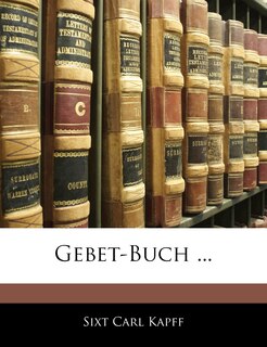Front cover_Gebet-Buch ... Erster Theil